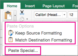 excel 2016 for mac not recognizing tabs in pasting